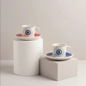 Güral Porselen Mental 4 Parça Çay Fincan Takımı 6705 - 3