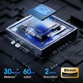 S9 Pro Kablosuz Kulaklık – Yapay Zeka Destekli Gerçek Zamanlı Çeviri - 6