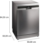Siemens SN25EI70MT iQ500 Solo Bulaşık Makinesi 60 cm Paslanmaz çelik parmak izi tutmaz - 4