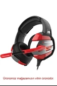 Rampage Noble RM-K5 Kırmızı 7.1 USB Kablolu Kulak Üstü Oyuncu Kulaklığı - 1