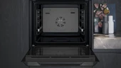 Siemens HU736AEA0T iQ300 Buhar Destekli Ankastre Fırın 60 x 60 cm Siyah - 3