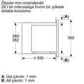 Siemens BF623LMW3 iQ300 Ankastre Mikrodalga Beyaz - 5