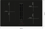Siemens ED811BS16E iQ300 Davlumbaz Entegreli İndüksiyon Ocak,, 80 cm Çerçevesiz Yüzey - 4