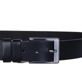 Ayakcenter Leat Siyah %100 Deri Erkek Kumaş Kemer thumbnail 2