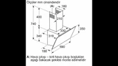 Siemens LC63KPJ20T İQ100 60CM DUVAR TİPİ EĞİMLİ DAVLUMBAZ - 8