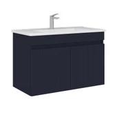 Orka Tivoli 85 cm Mat Lacivert Banyo Dolabı Takımı thumbnail 2