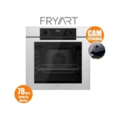 Ferre Fryart-Sılentart Serisi Beyaz Set (SC406-WFA + QEP63CB +D078-SA) - Döküm Izgara / 65 cm Ocak thumbnail 5