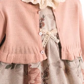 Kız Bebek Ceketli Güpürlü Donlu Elbise Takımı MAR-155-1 - 6