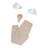 Erkek Çocuk Bej Kanvas Pantolon thumbnail 3