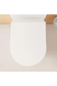 Vitra S20 Round Universal Klozet Kapağı Duroplast - Üstten Sıkmalı Yavaş Kapanır - Beyaz Teşhir - 1