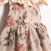 Kız Bebek Ceketli Güpürlü Donlu Elbise Takımı MAR-155-1 - 5