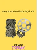 Bajaj RS/NS 200 Zincir Dişli Seti – 15/45 Diş Güç Aktarım Zincir Dişli Takımı thumbnail 1