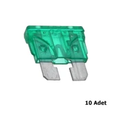 Standart Bıçak Sigorta 10'lu 30 Amper Yeşil - 1