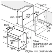Siemens HB776G1B1 iQ700 Ankastre Fırın 60 x 60 cm Siyah - 8