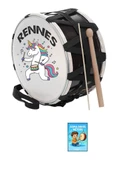 Rennes DVL-33BRW Örf Aletleri Özel Tasarım Çocuk Davulu 30 cm - 1