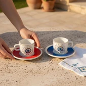 Güral Porselen Mental 4 Parça Çay Fincan Takımı 6705 - 1