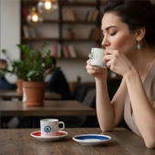 Güral Porselen Mental 4 Parça Çay Fincan Takımı 6705 - 2