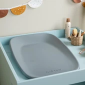 Nattou Softy Alt Değiştirme Minderi 70x50cm Gri Gri 0+ Ay - 9