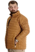 Mode XL Büyük Beden Erkek Mont Süet 23625 Sarı thumbnail 2