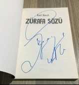 ZÜRAFA SÖZÜ - İMZALI - ( Sahafiye Kitap ) - 2