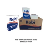 ROBİ Z KATLI DİSPENSER HAVLU 200 YAPRAK 12 PAKET - 1