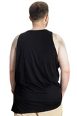 Mode XL Büyük Beden Erkek Tshirt Kolsuz Active 22131 Siyah thumbnail 4