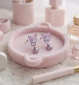 Kuromi Deliksiz Kıstırmalı Küpe - 2