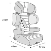 Renolux Renofix 2 Softness Isofix 15-36kg Oto Koltuğu Siyah  Siyah 4-11 Yaş - 5