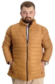 Mode XL Büyük Beden Erkek Mont Süet 23625 Sarı thumbnail 1