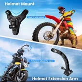 70 Parça Aksiyon Kamera Aksesuar Seti –  Çok Amaçlı Profesyonel Kit - 3