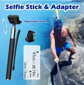 70 Parça Aksiyon Kamera Aksesuar Seti –  Çok Amaçlı Profesyonel Kit - 4