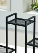 DEKORATİF METAL 6 RAFLI SAKSILIK KATLI DİKEY SAKSI STANDI ÇİÇEKLİK BAHÇE VE BALKON DEKORU GARDEN - 4