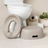 Nattou Potty Care 3 in 1 Lazımlık Oturak ve Tuvalet Adaptörü Bej - 5