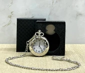 Özel Kutulu Gümüş Köstekli Saat thumbnail 1