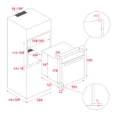 TEKA ANKASTRE GRİ SET 5 [ HLB 8400 ST FIRIN + GBE 64002 ST ANKASTRE OCAK + GFH 55 GÖMÜLEBİLİR ASPİRATÖR ] thumbnail 3