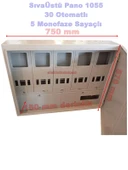 ÖZPA 1055 Sıva Üstü 5 Monofaze Sayaçlı 30 Otomatlı Elektrik Panosu IP40 S. Ü. - 2