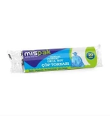 mispak Rulo Çöp Torbası 55x60 Mavi (Koli içi: 50 Rulo) - 1