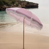 Flamingueo Marion Plaj ve Bahçe Şemsiyesi Bordo - 5