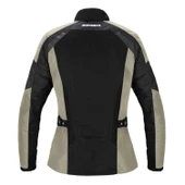 Spıdı Tek Net Lady Yazlık File Kadın Siyah Gri Motosiklet Montu thumbnail 2