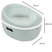 Nattou Potty Care 3 in 1 Lazımlık Oturak ve Tuvalet Adaptörü Yeşil - 2