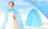 Karlar Ülkesi Elsa Frozen Mavi Pelerin – 80 cm Çocuk Pelerini thumbnail 4