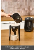 Karaca Hatır Hüp 2 in 1 Türk Kahve Makinesi / Filtre Kahve Makinesi 5 Fincan Kapasiteli Black thumbnail 3
