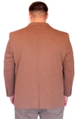 Mode XL Büyük Beden Erkek Klasik Blazer Ceket DIAGO 23027 Cappucino - 9