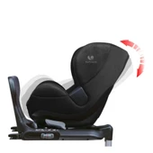 Renolux Gaia I-Size Softness Isofix 0-18 Kg Oto Koltuğu Siyah Siyah 0-4 Yaş - 5