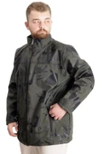 Mode XL Büyük Beden Erkek Mont Waterproof Softshell 23232 Haki - 2