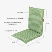 Flamingueo Blake Katlanır 6 Pozisyonlu Plaj Koltuğu Yeşil - 2