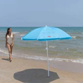 Flamingueo Cyndi Plaj Şemsiyesi Mavi - 5