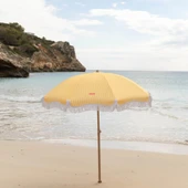 Flamingueo Caramel Plaj ve Bahçe Şemsiyesi Sarı - 5