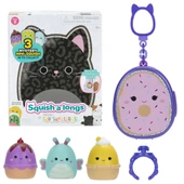 Squish-a-longs 3 Figür + Yüzük Çantalı Sürpriz Paket Seri 2 - 1