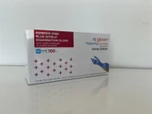 Pudrasız Nitril Muayene Eldiveni Kimyasal Dayanımlı Lateks İçermez Gıdaya Uygun Tek Kullanımlık Mavi Eldiven - 1